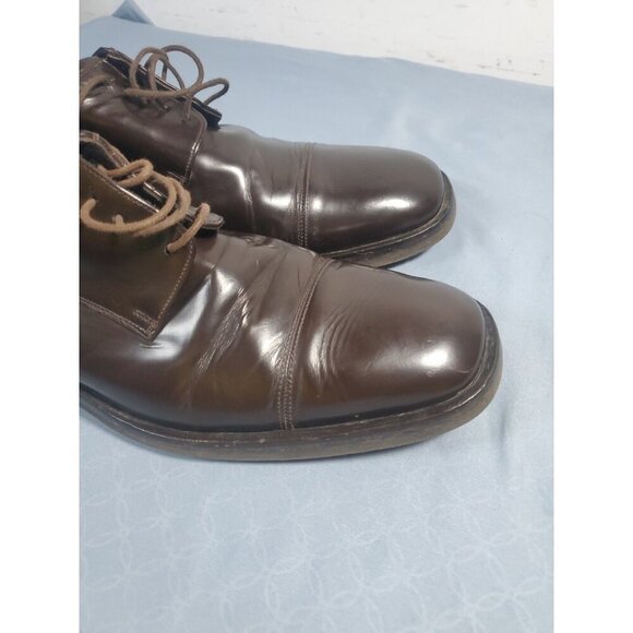 Gucci Brown Leather Lace Up Oxford Dress Shoes Men\'s Size US 10 EU 43.5 Italy main image 15